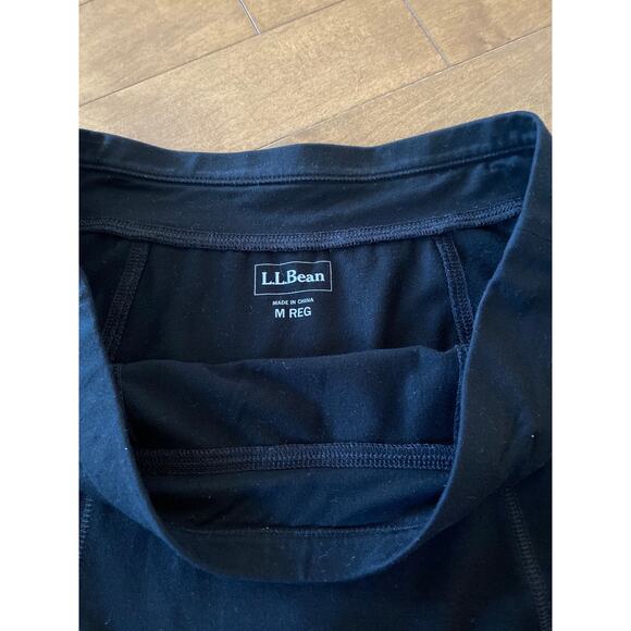 L.L Bean Skirt Black Midi Stretch A-Line Pull On Casual Solid size medium - Picture 5 of 8